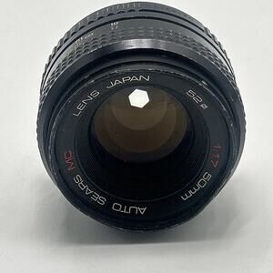 SEARS For PENTAX K Mount Auto MC 50mm f/1.7 Manual Focus Prime Lens - 392893